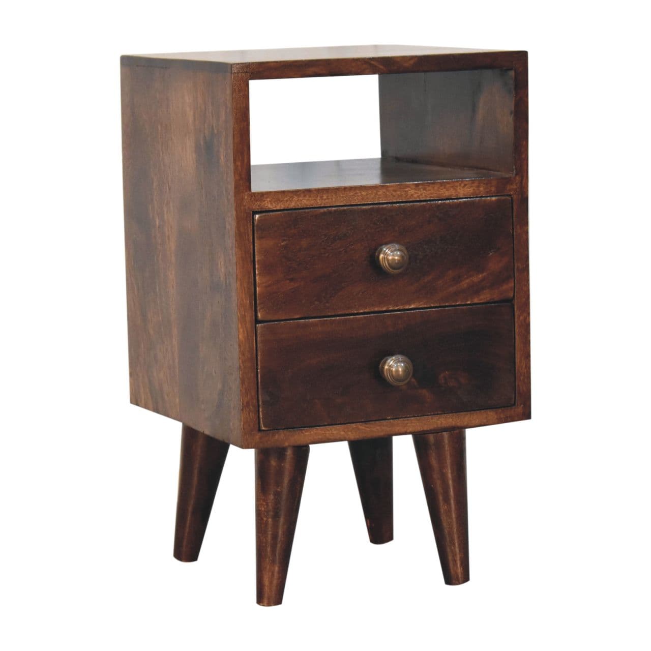 Handcrafted Walnut Bedside Table - image 4