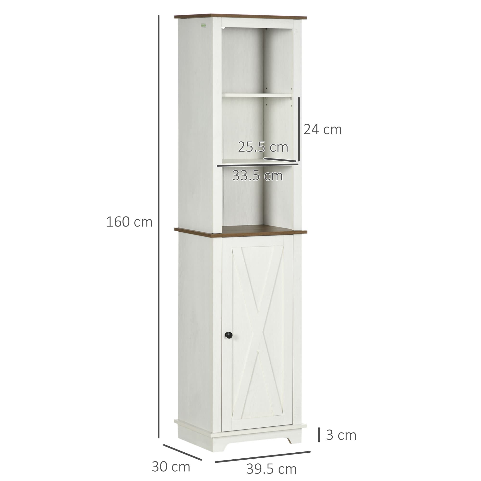 Kleankin Tall Bathroom Cabinet - image 2