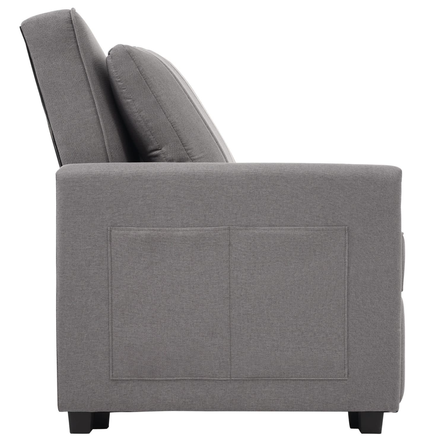 Dark Grey Folding Sofa Bed - image 4