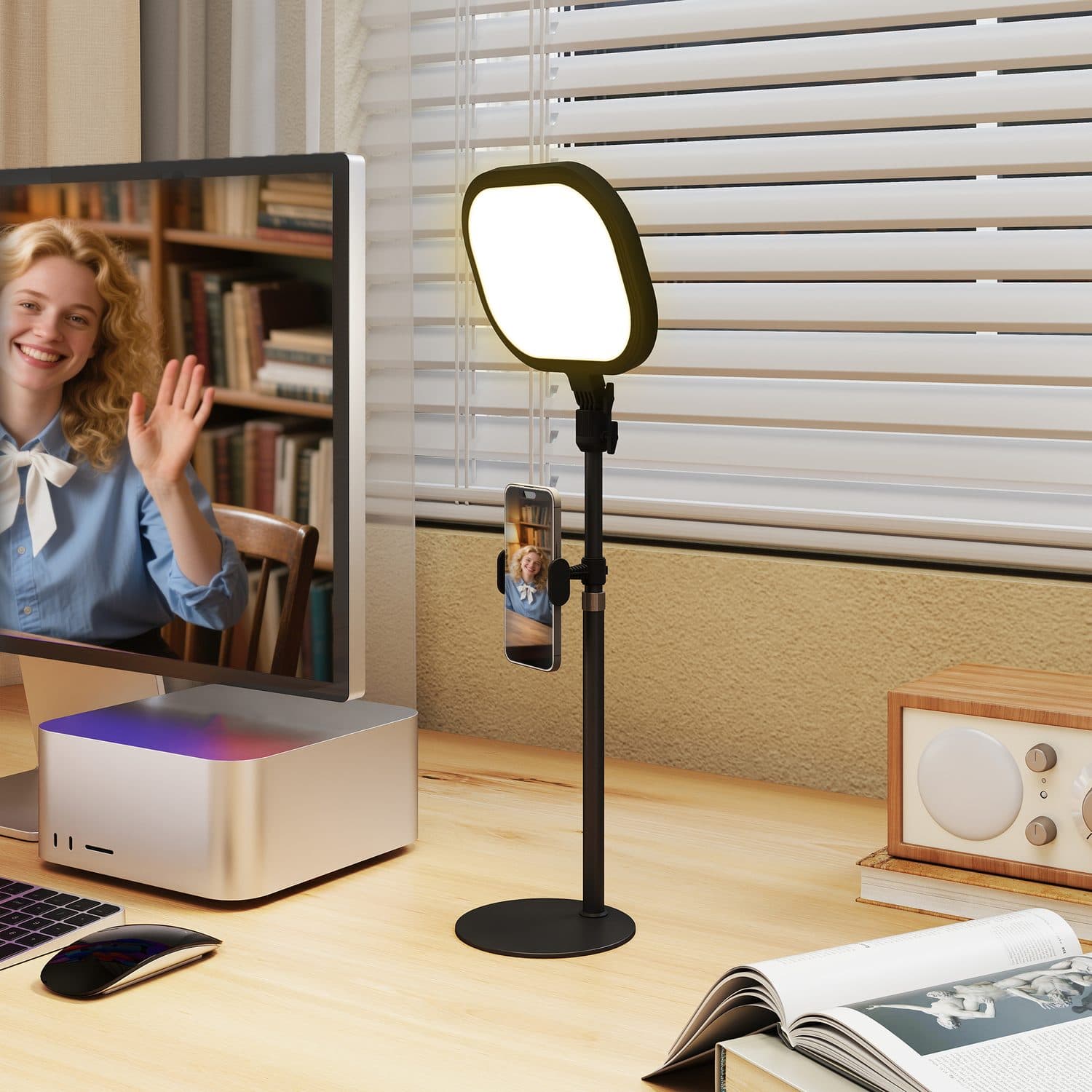 Dimmable Selfie Light for Clearer Video Calls - image 3