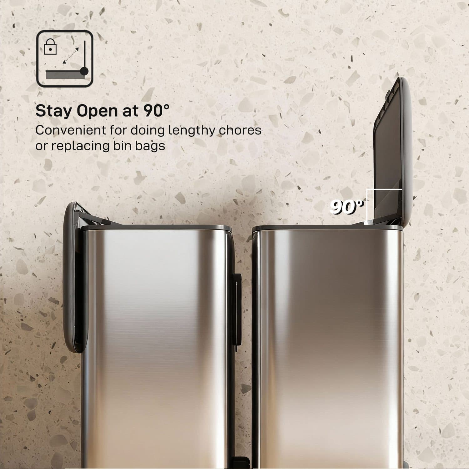 Compact 8L Hanging Kitchen Bin for Small Spaces - image 5