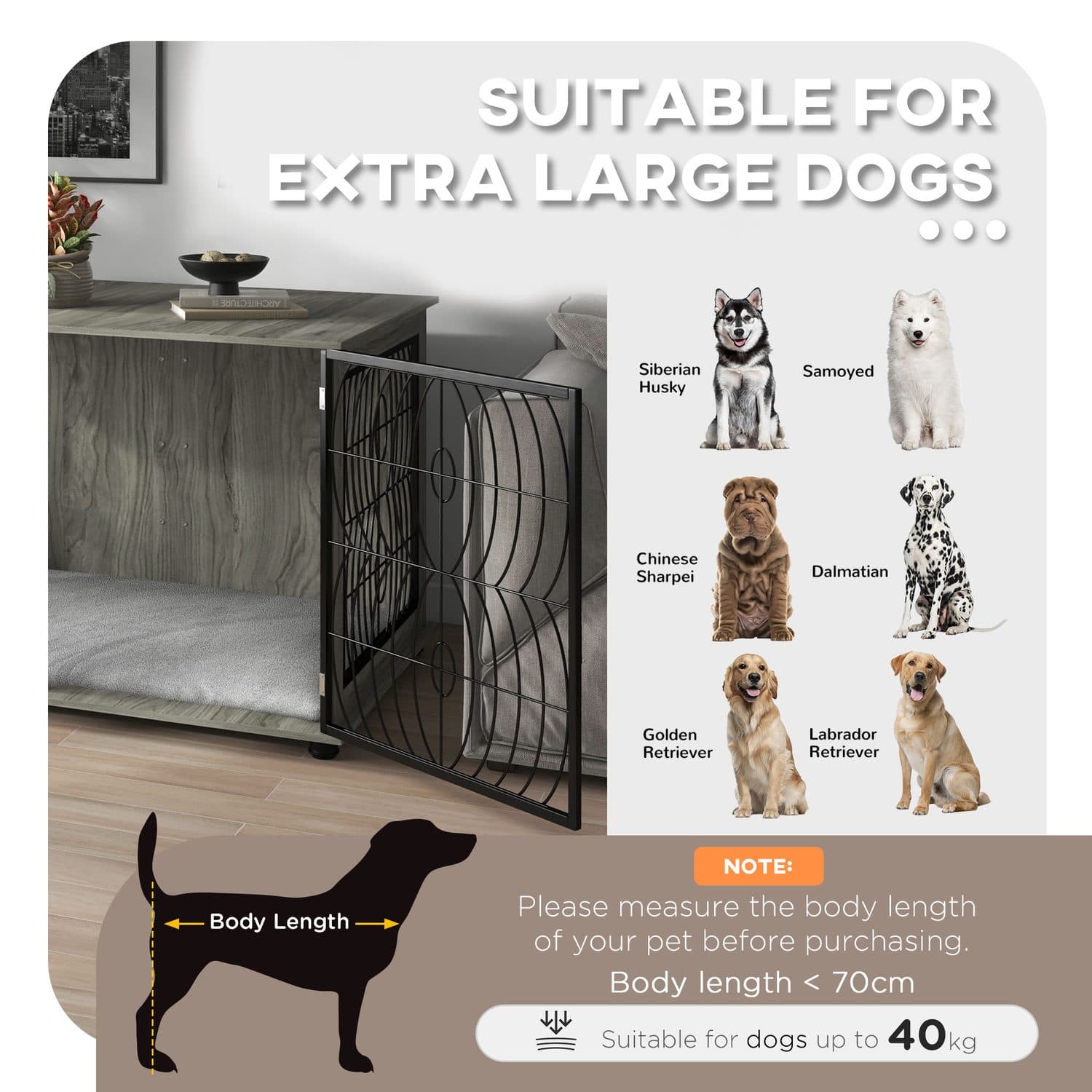 XL Dog Crate Sideboard - image 2
