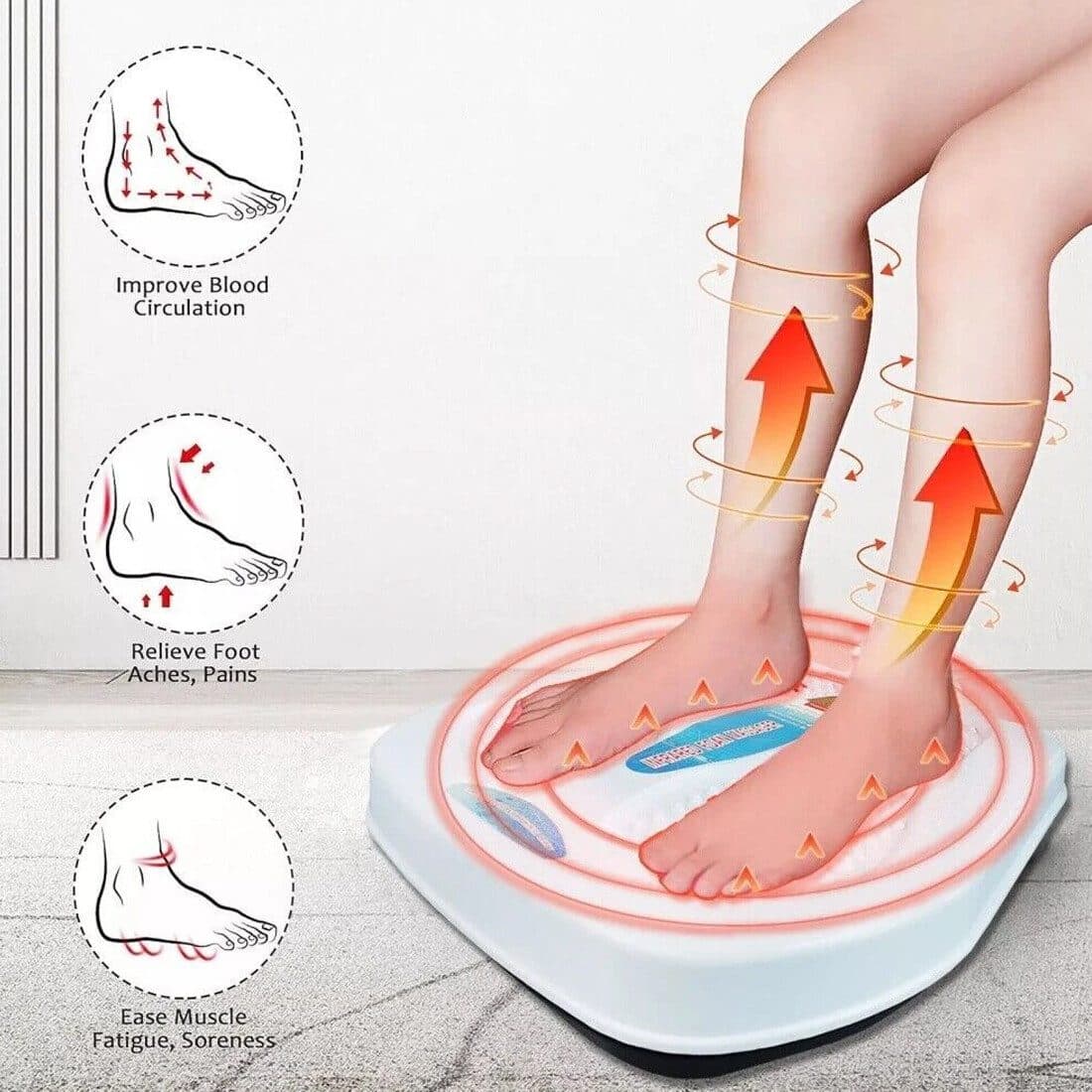 9-Mode Heated Vibration Massager for Feet and Legs - image 10