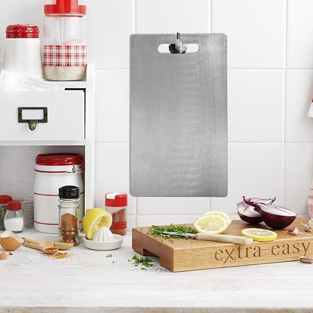 Double-Sided Stainless Steel Chopping Board - image 4