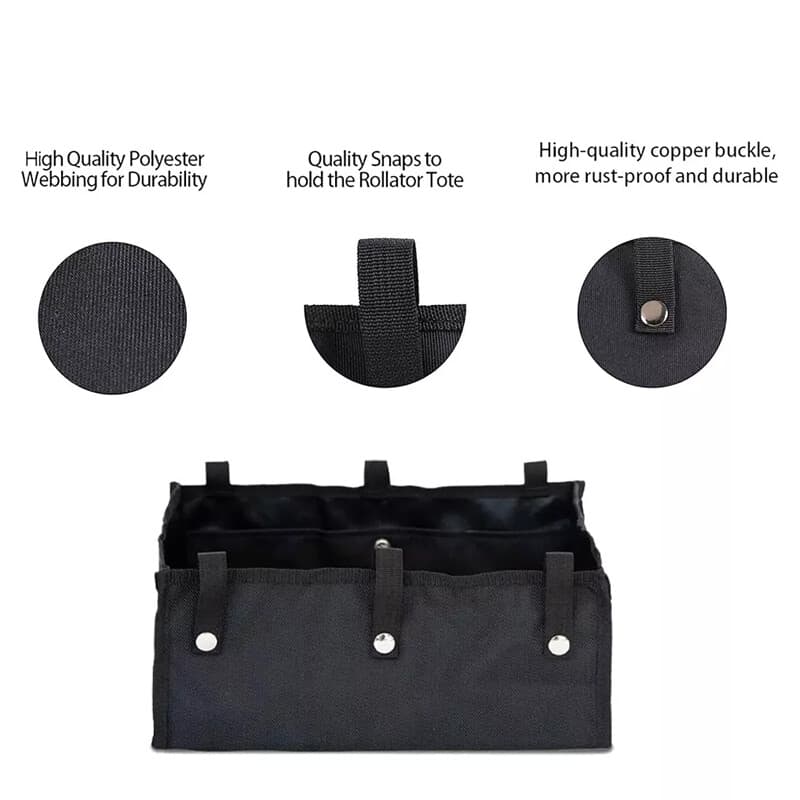 Underseat Rollator Bag for Effortless Hands-Free Storage - image 1