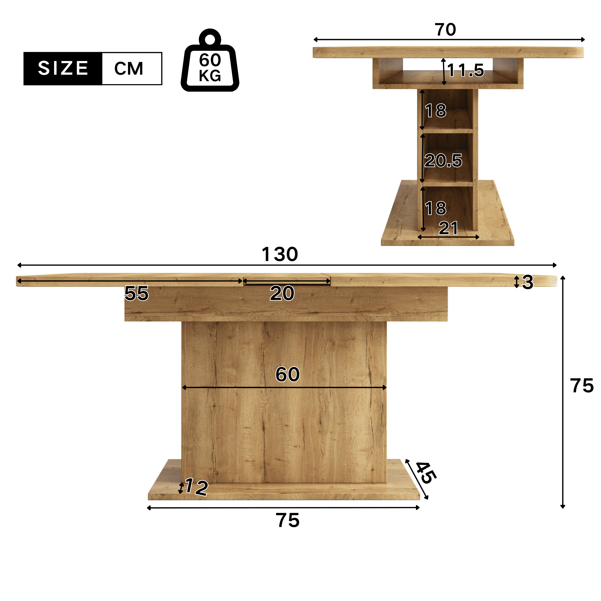 Extendable Dining Table - image 1