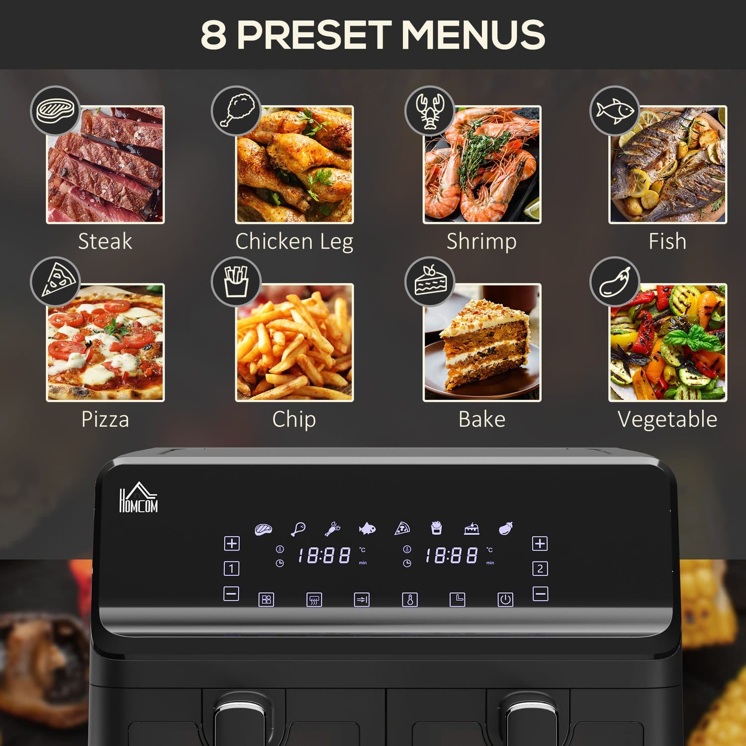 8L Dual Basket Air Fryer - image 1