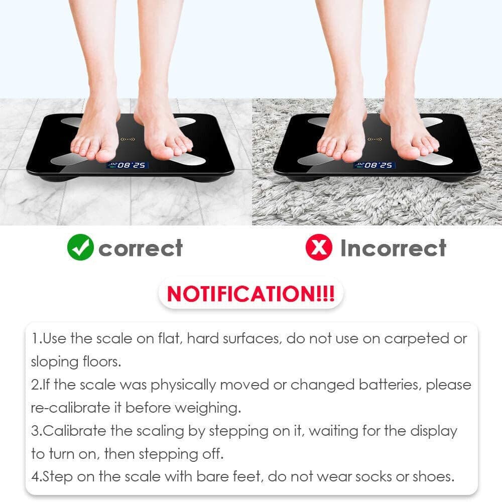High Precision Digital Bathroom Scales with Clear LCD Display - image 5