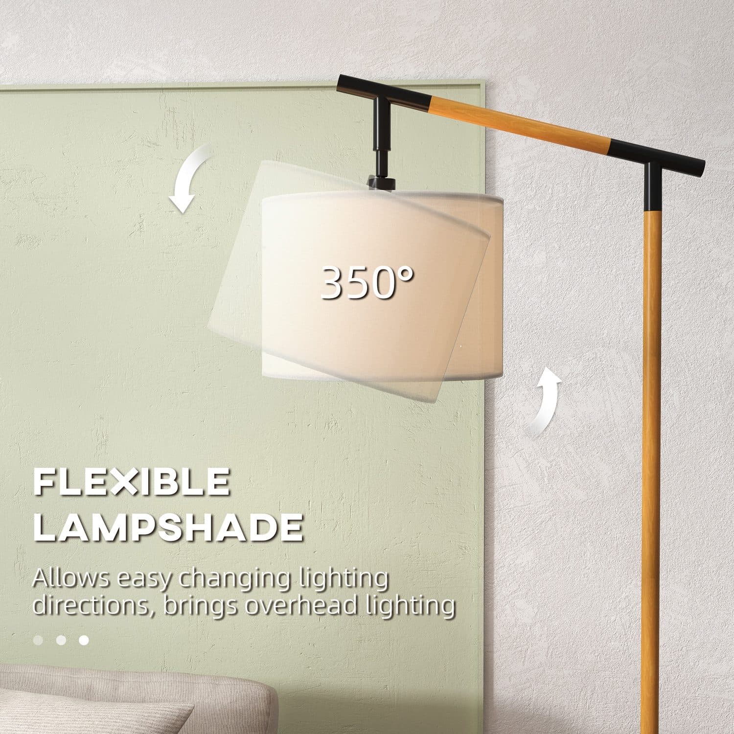Flexible Brown Floor Lamp - image 4