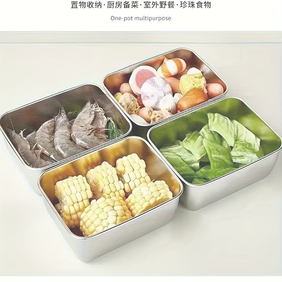 Keep Food Fresh with Stainless Steel Stackable Containers - image 6