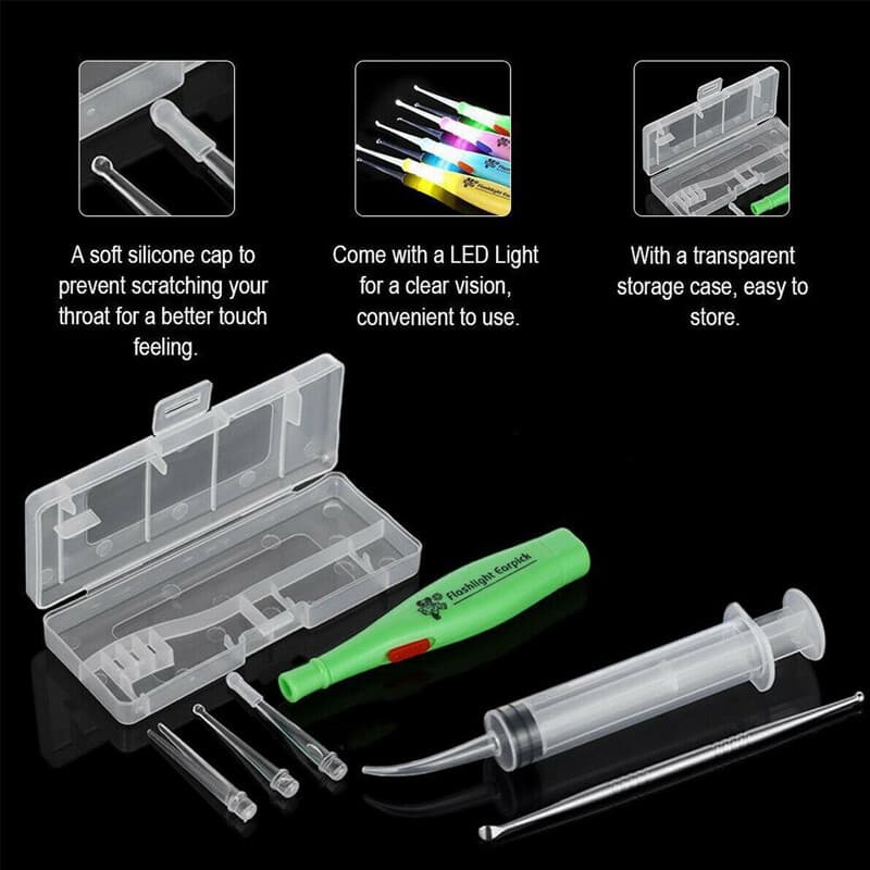 Tonsil Stone Extractor & LED Earwax Removal Tool Kit - image 2