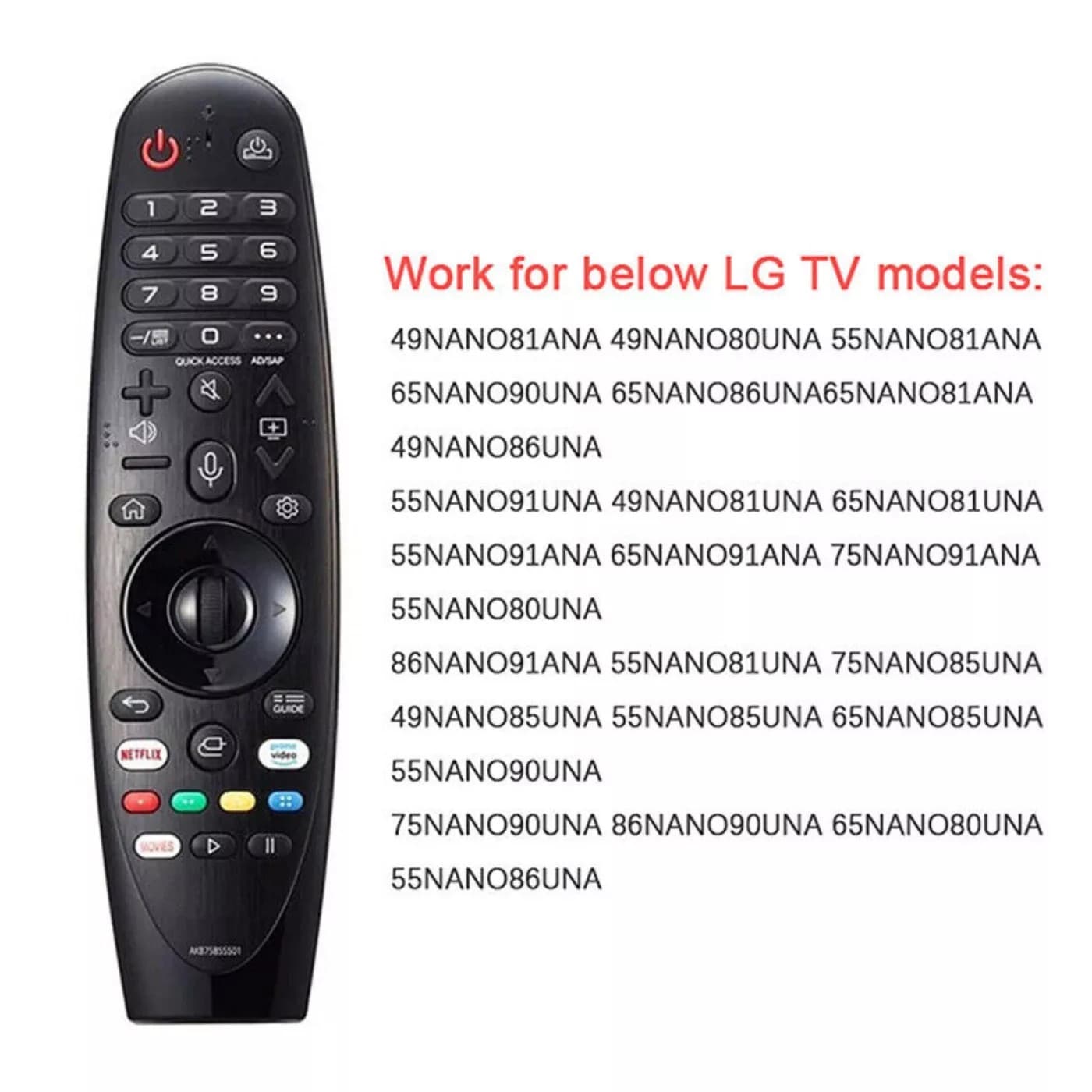 Replacement Remote Control for Select LG Smart TVs - image 3