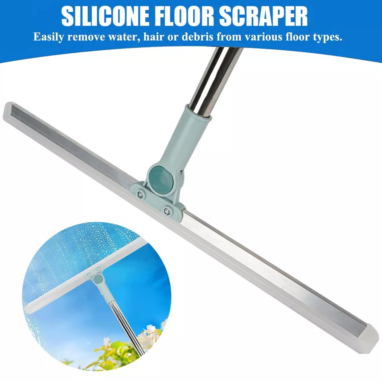 Keep Floors Dry Fast with a Telescopic Floor Squeegee - image 7