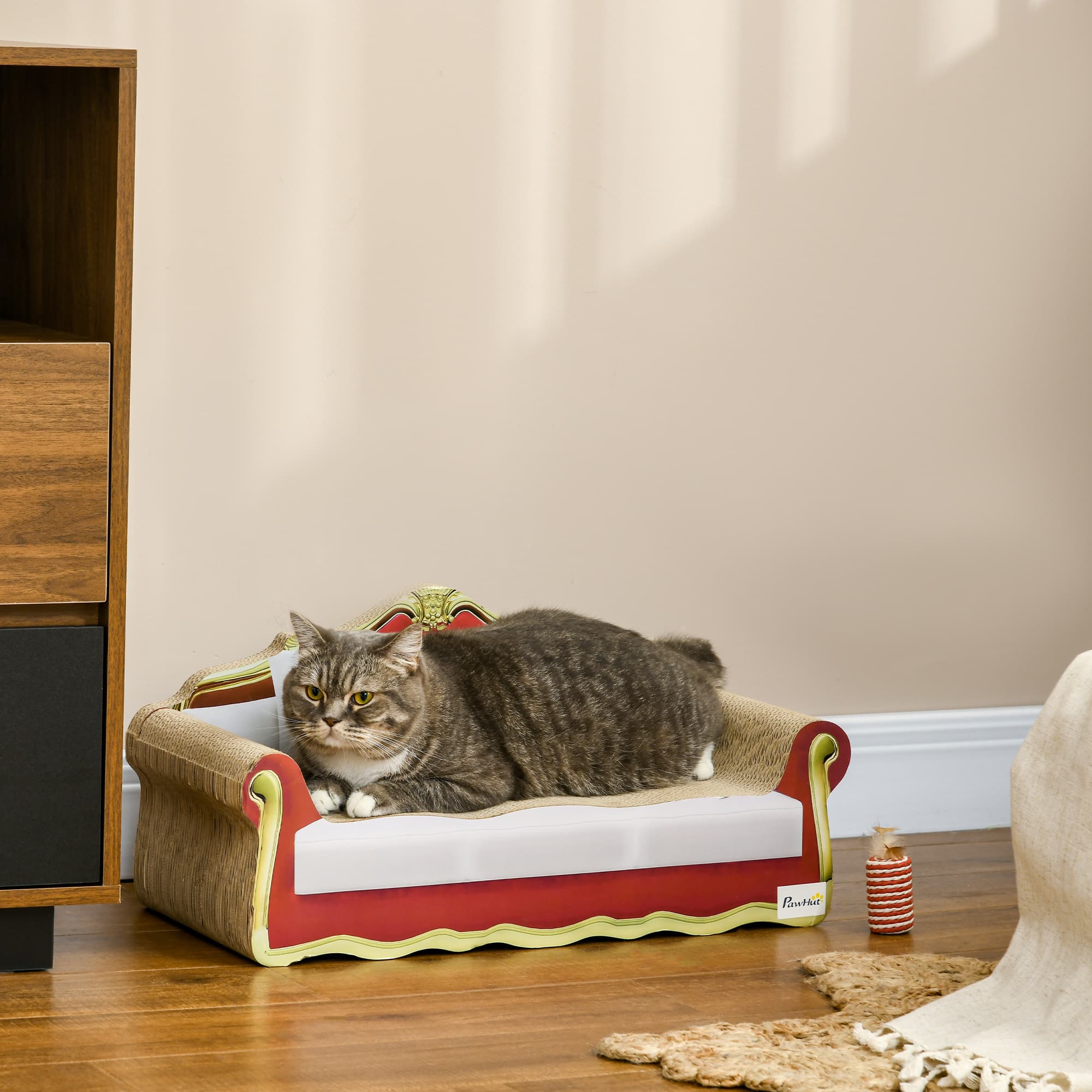 A Baroque-Style Cat Lounge with Built-In Scratching Sides - image 3