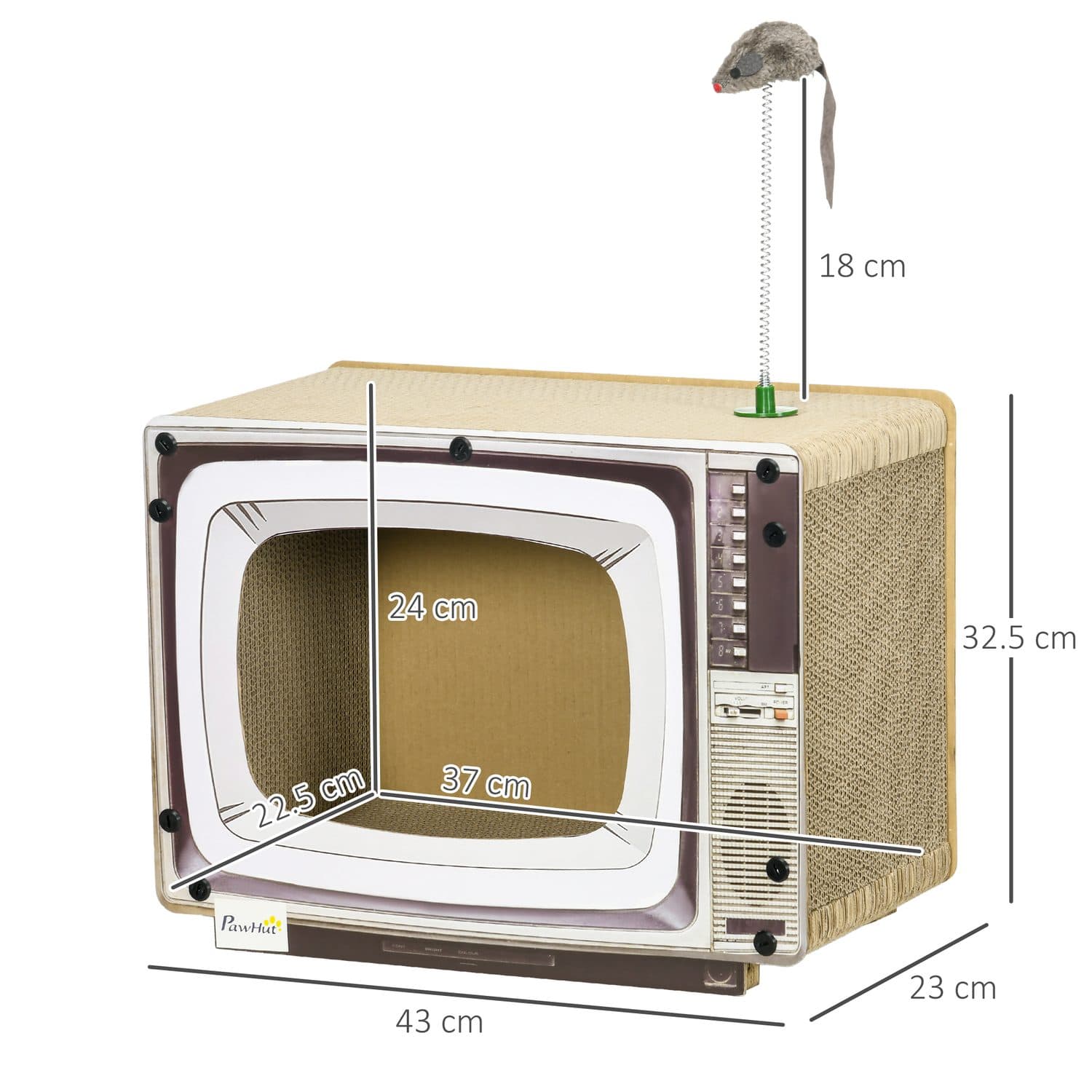 Keep Your Cat Entertained With a Retro TV Cat Scratcher - image 5