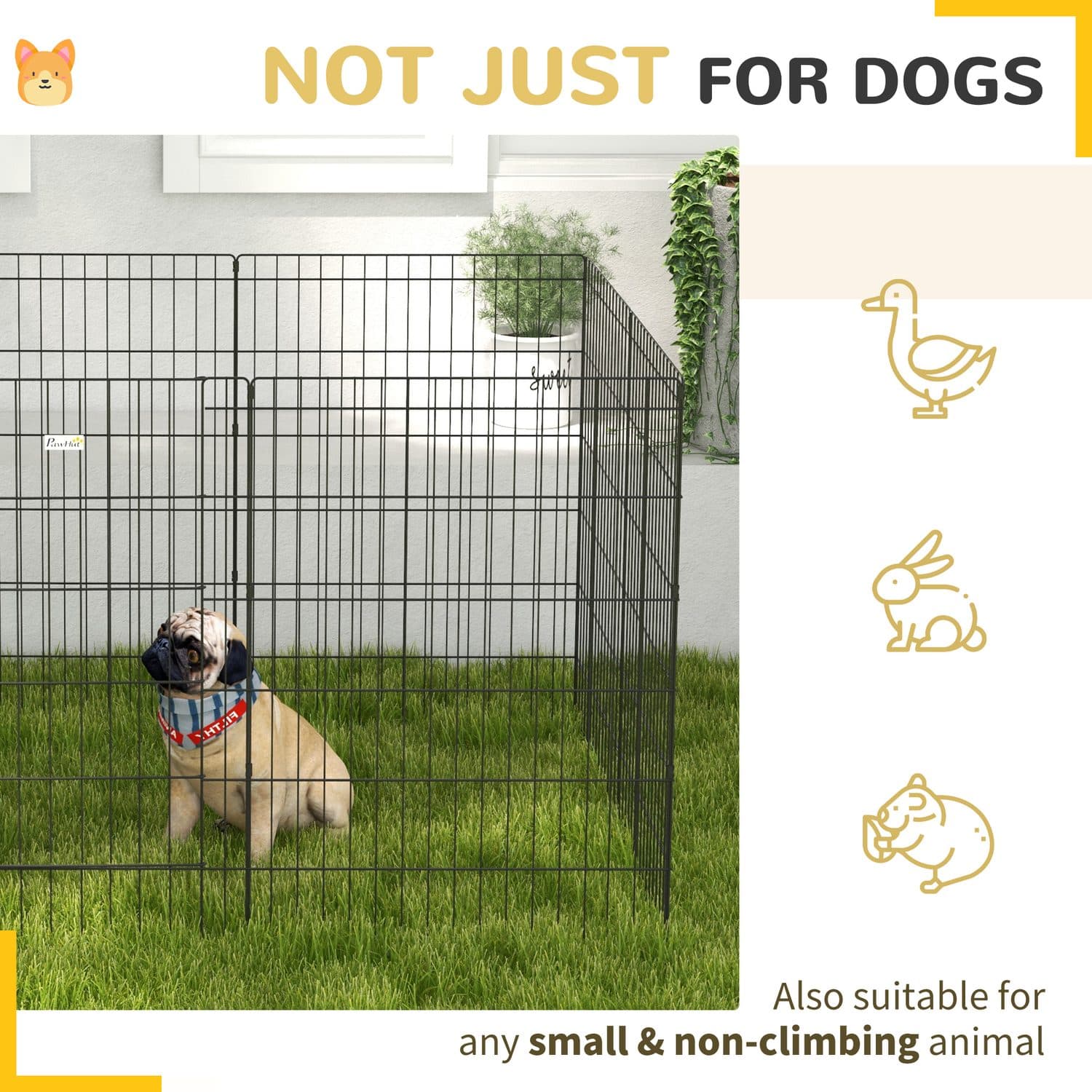8 Panel Configurable Dog Pen for Indoor and Outdoor Use - image 5