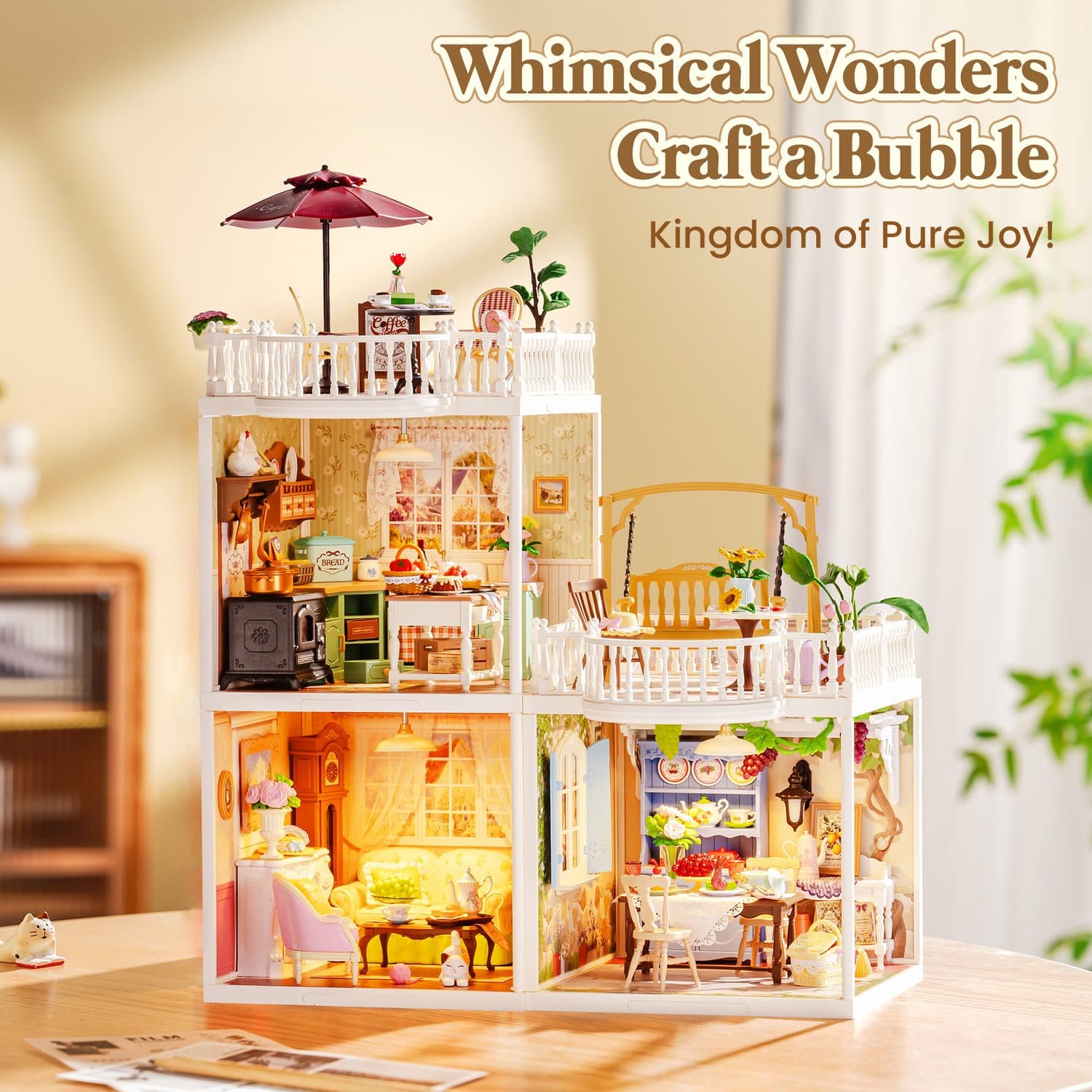 Rolife Miniature Tea Room - image 5