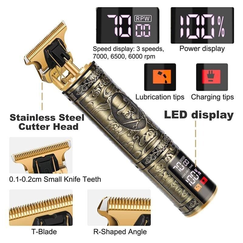 Professional Cordless Hair Clippers & Beard Trimmer - image 1
