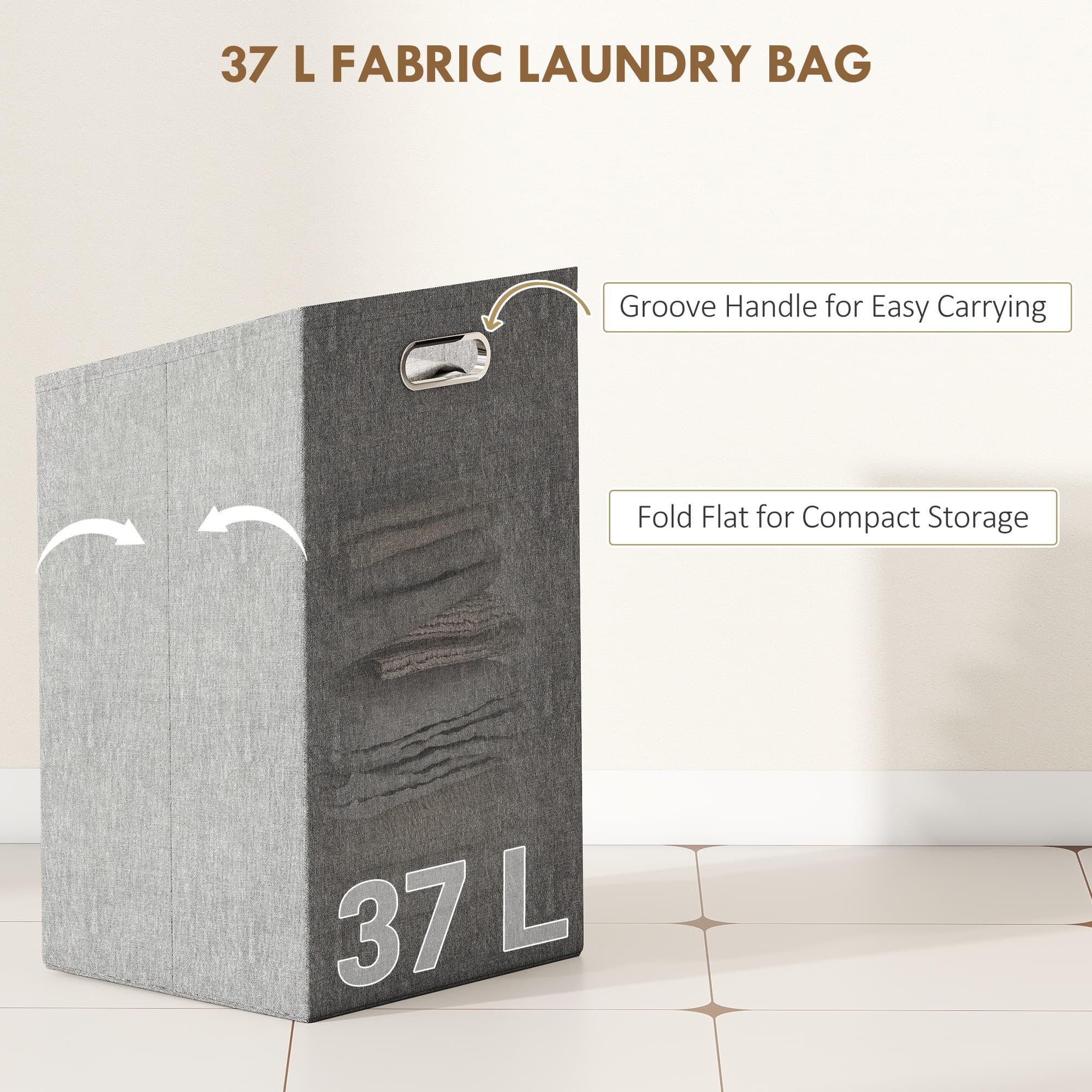 Bamboo Laundry Cabinet for Small Bathroom Storage - image 1