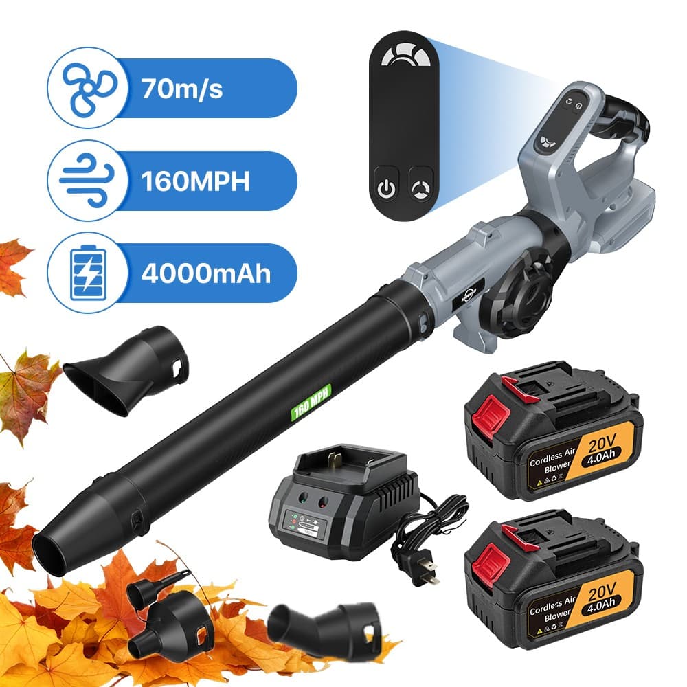 Cordless Leaf Blower for Leaves, Dust and Corners - 1pcs