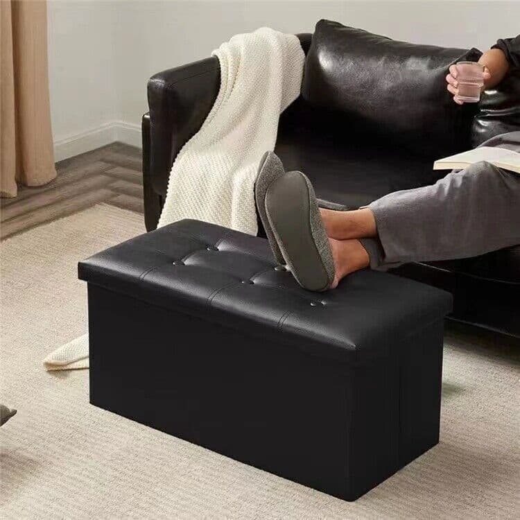 A Tufted Storage Ottoman That Doubles as a Seat - image 2