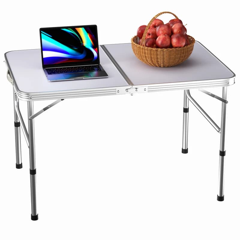 Set up a sturdy folding table wherever you need it - image 3