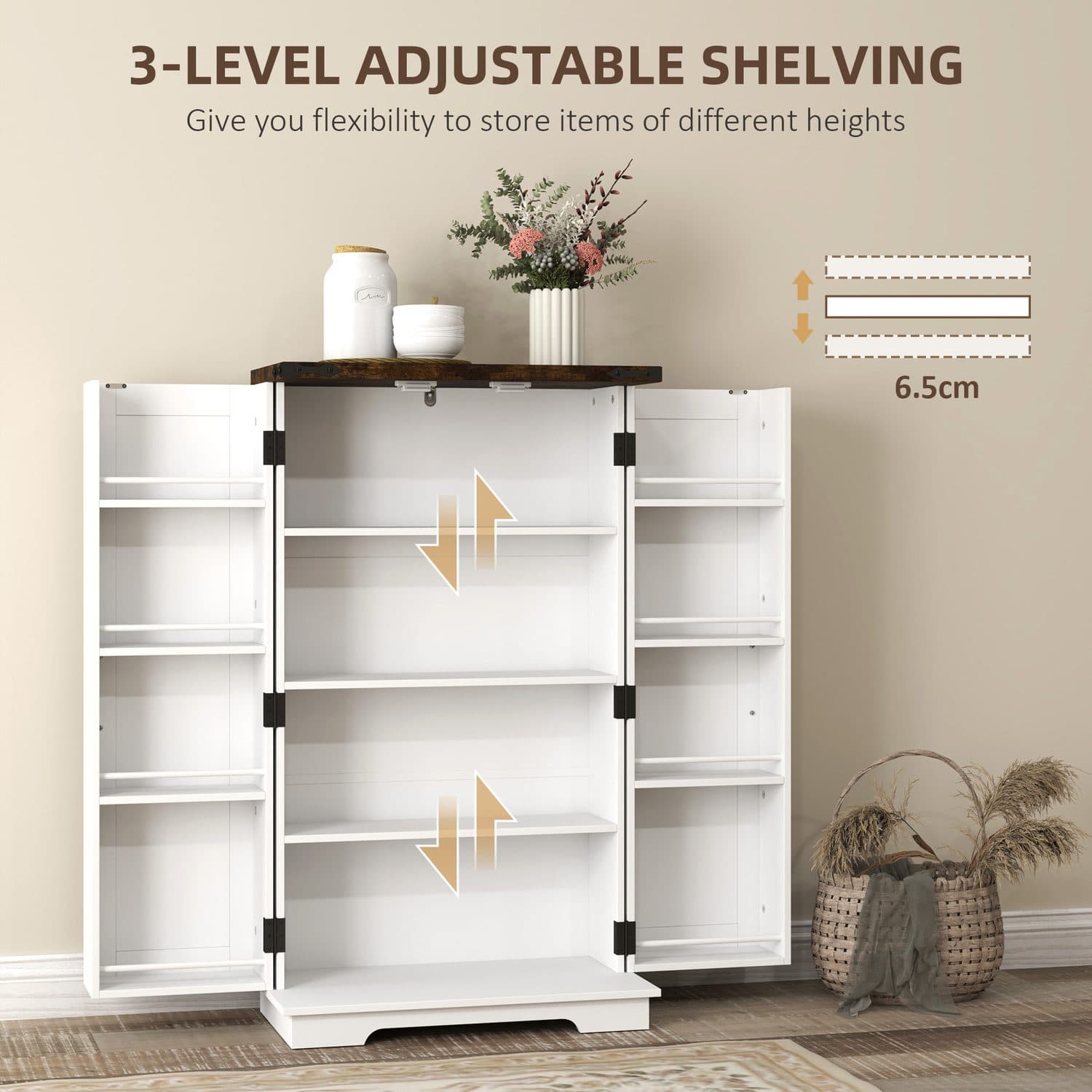 Keep Your Pantry Organised with a Farmhouse Storage Cabinet - image 2