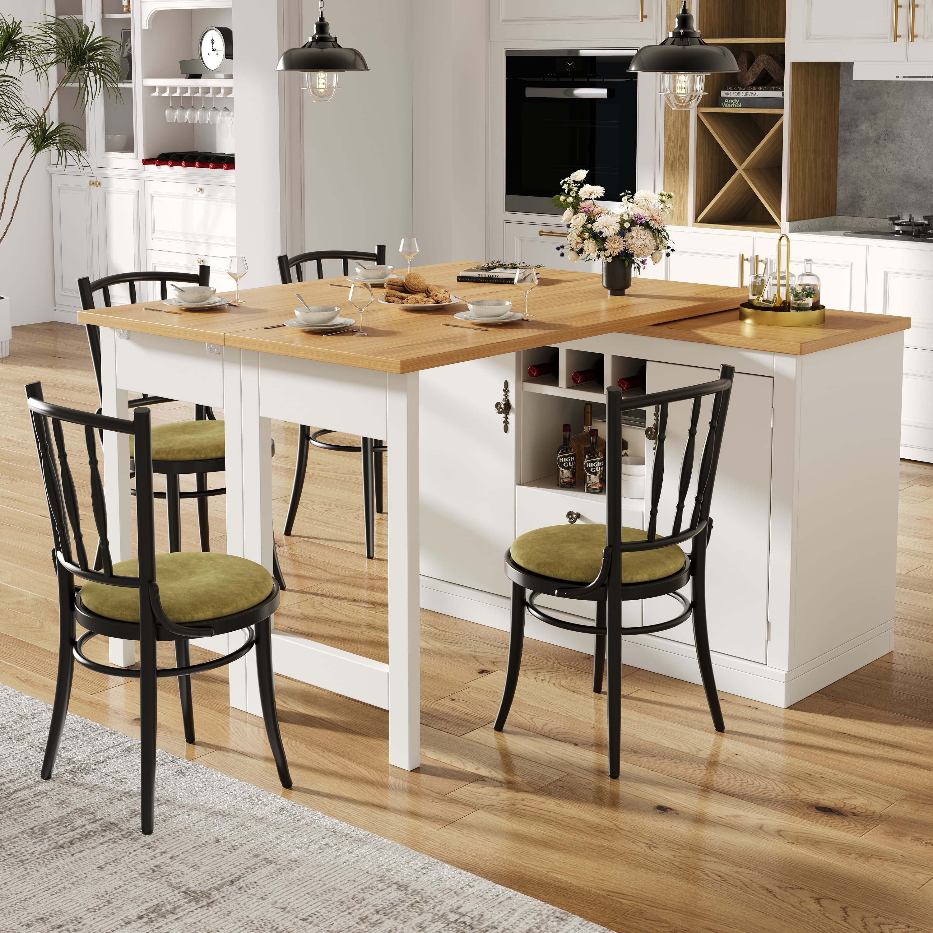 Swivelling Extendable Bar Table - image 5