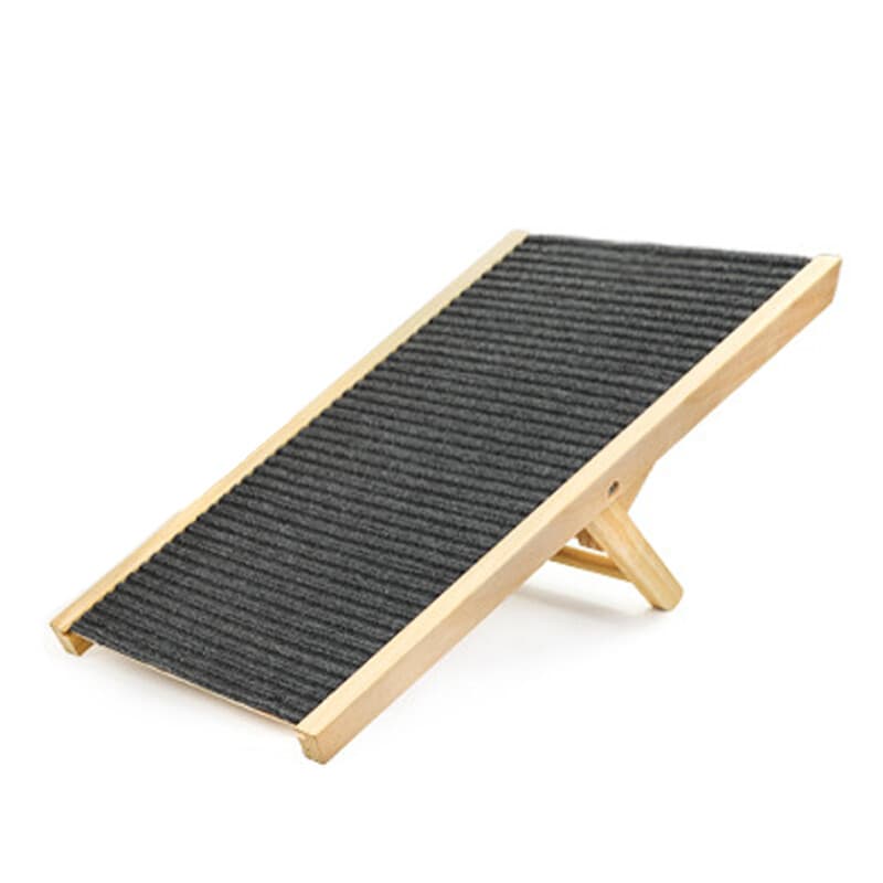 Foldable Wooden Pet Ramp with 3 Adjustable Heights