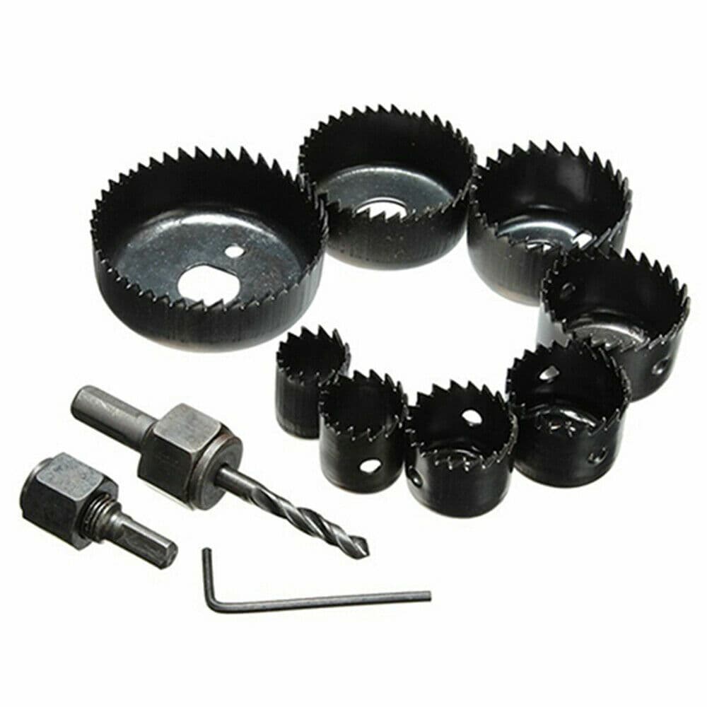11 Piece Hole Saw Kit for Clean Circular Cuts - image 1