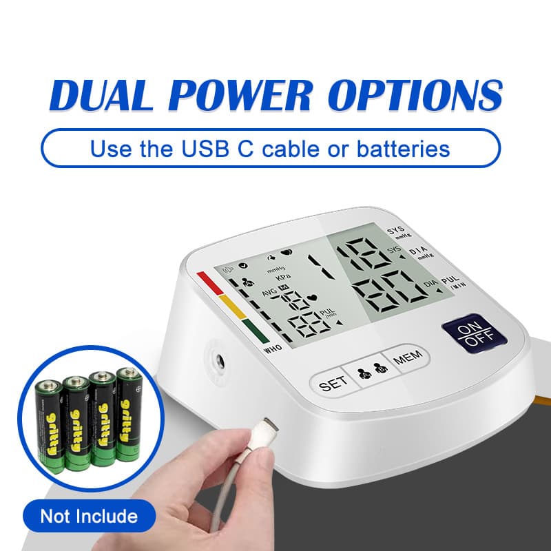 Smart Automatic Upper Arm Blood Pressure Monitor for Home Use - image 6