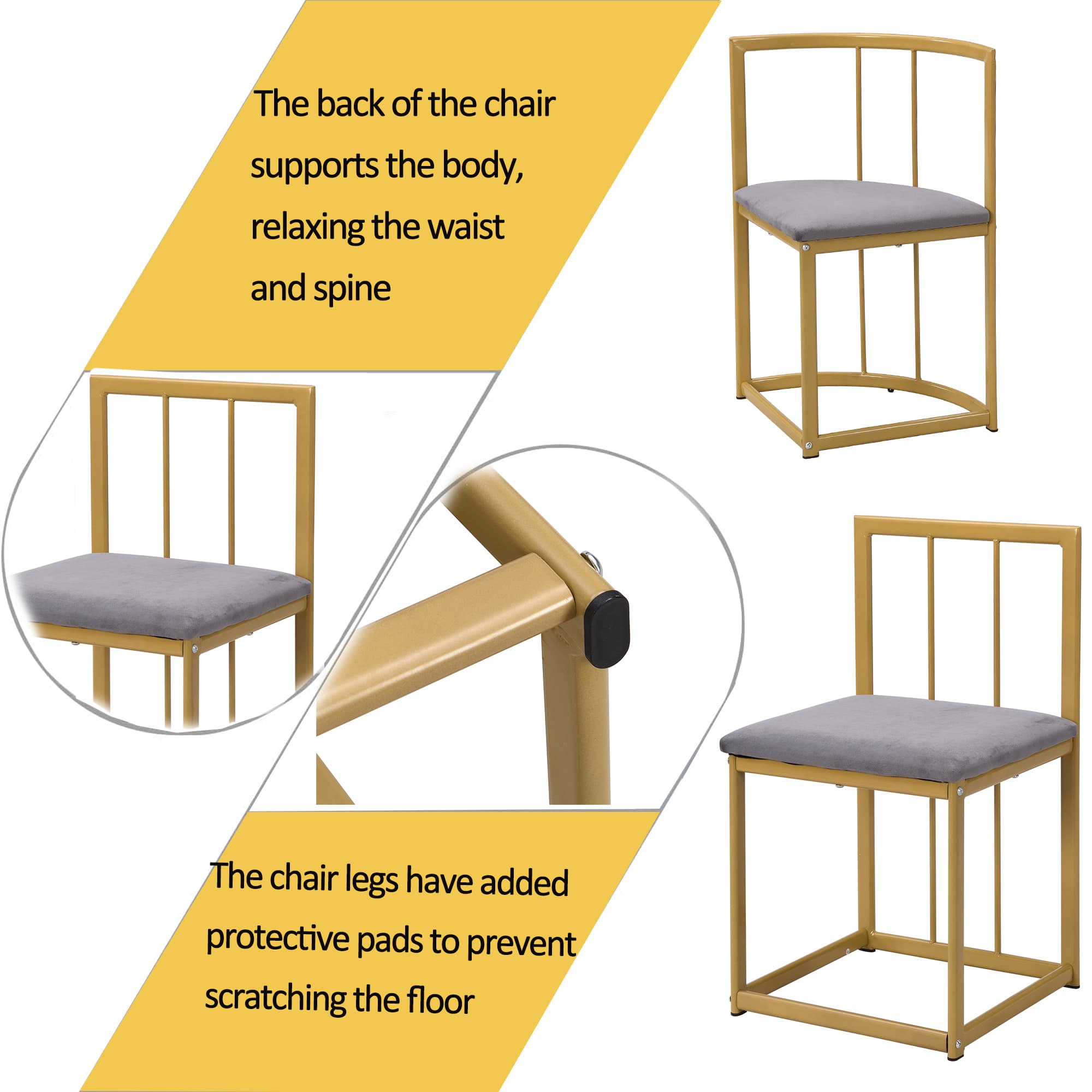 Modern Dining Table and 6-Chair Set - image 1