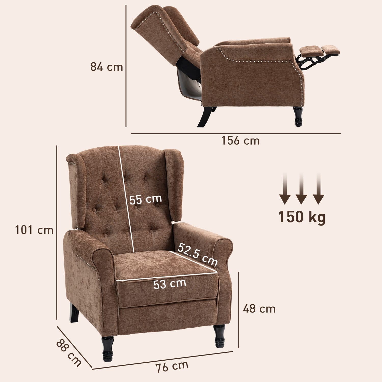 Vintage Reclining Armchair - image 4