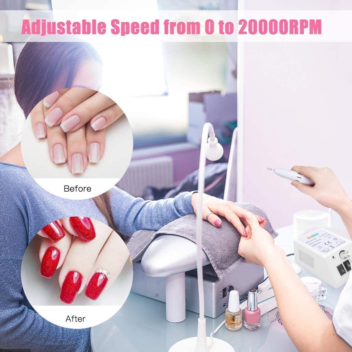 Electric Nail Drill Kit for Home Nail Care - image 3