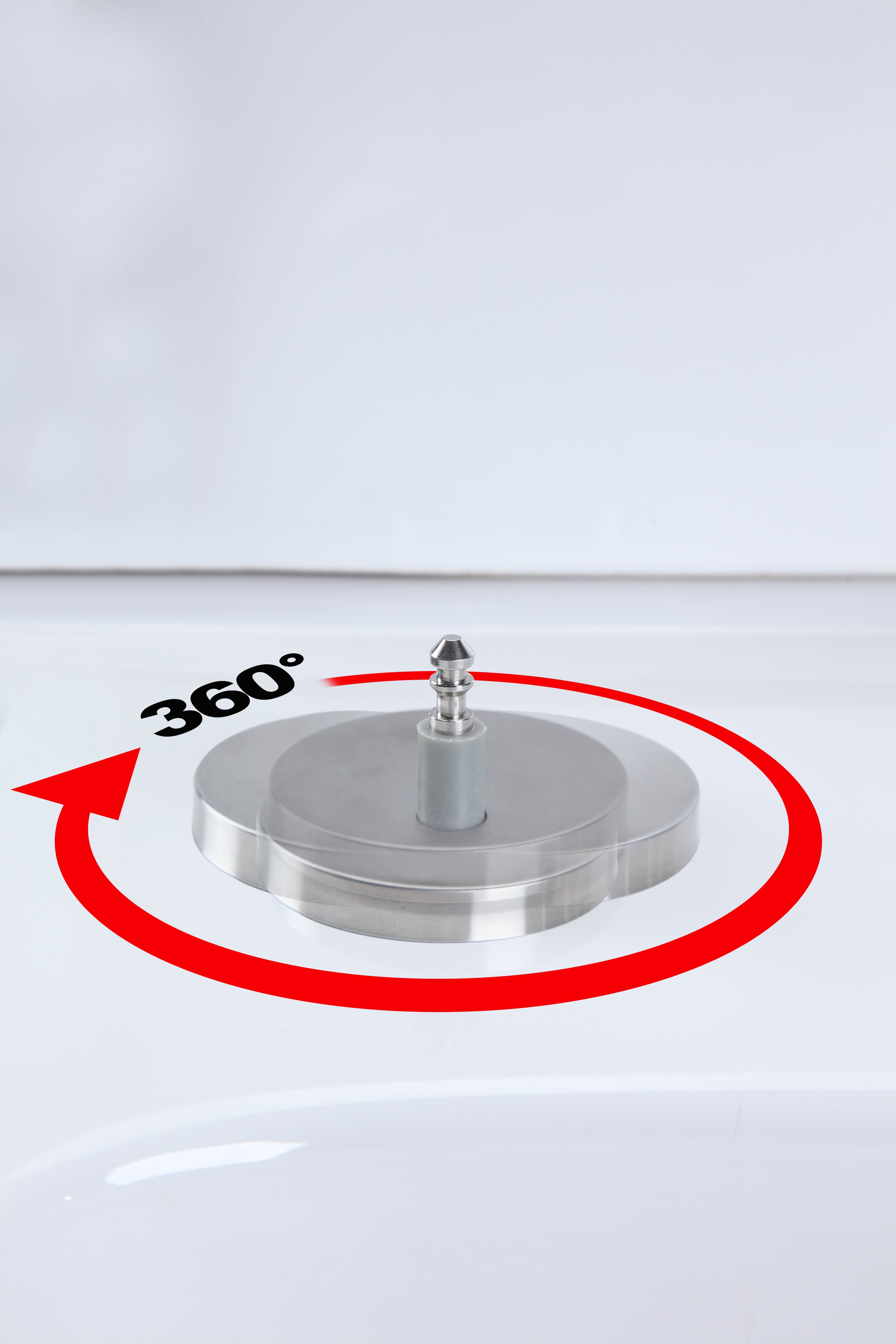 White Round Toilet Seat with Lid – Easy Clip-Fit Hinges, No Tools Needed - image 5