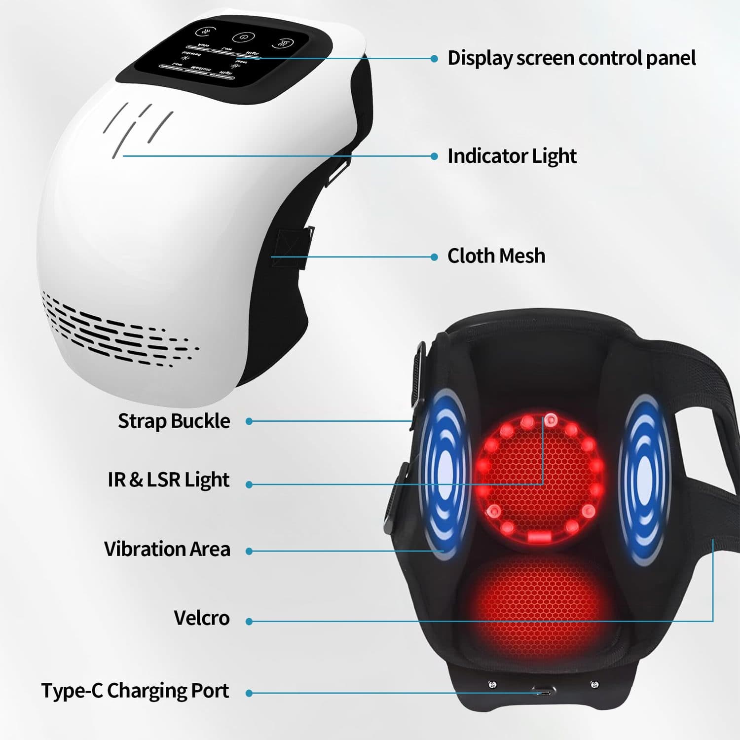 Soothe Tired Knees with Heat, Infrared & Vibration Massage - image 1