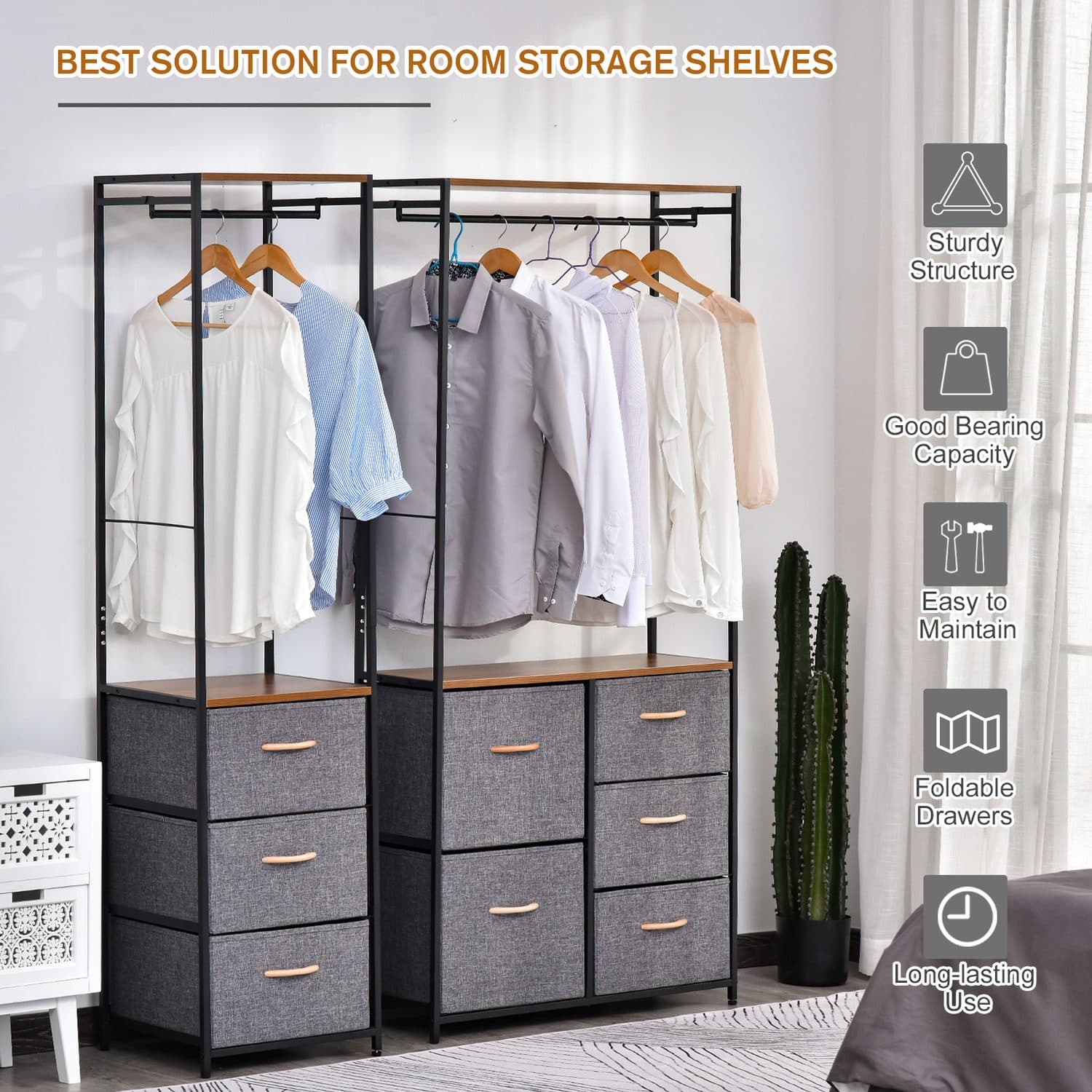5-Drawer Coat Rack Unit - image 4