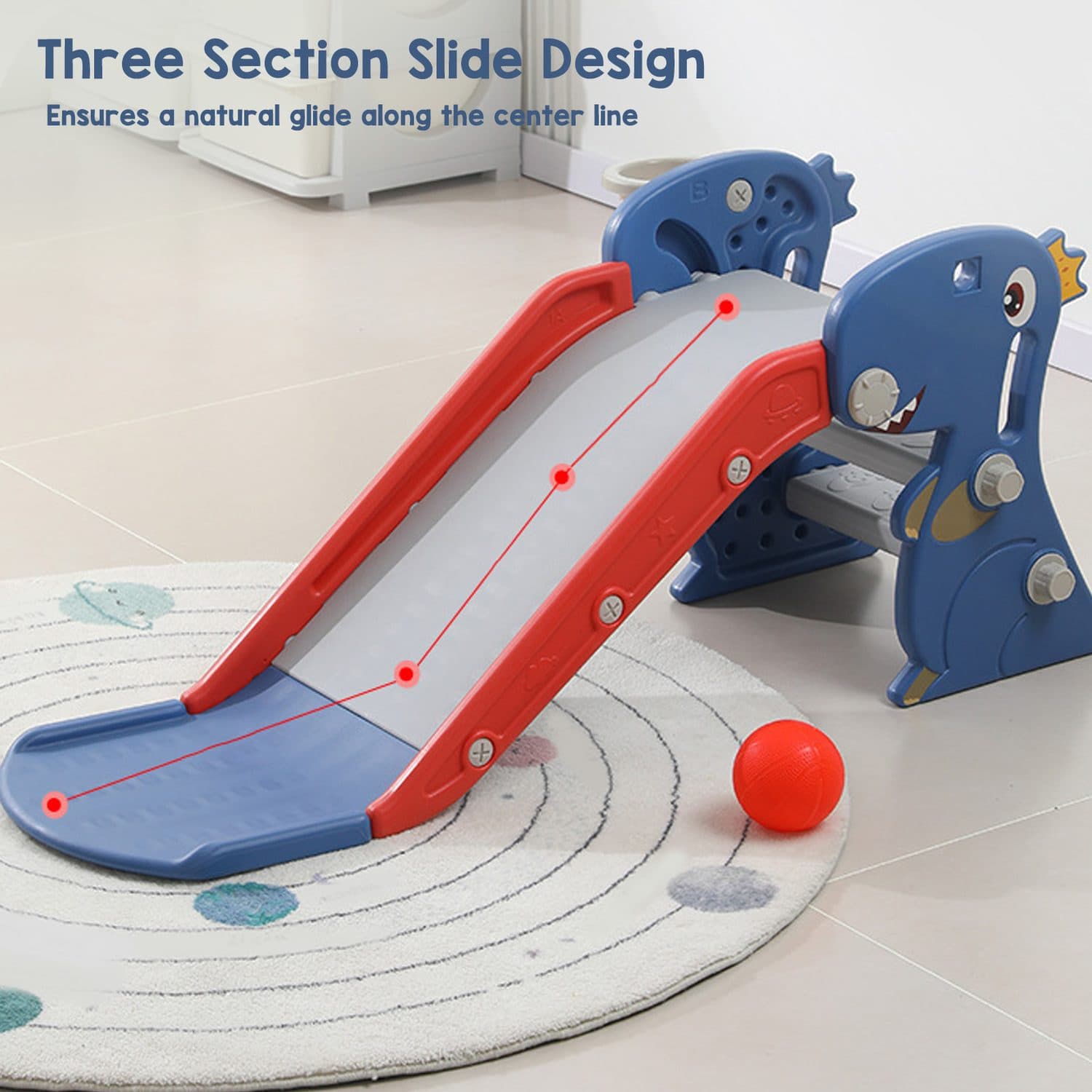 A compact dinosaur slide for confident toddler play - image 6