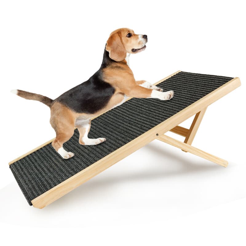 Foldable Wooden Pet Ramp with 3 Adjustable Heights - image 7