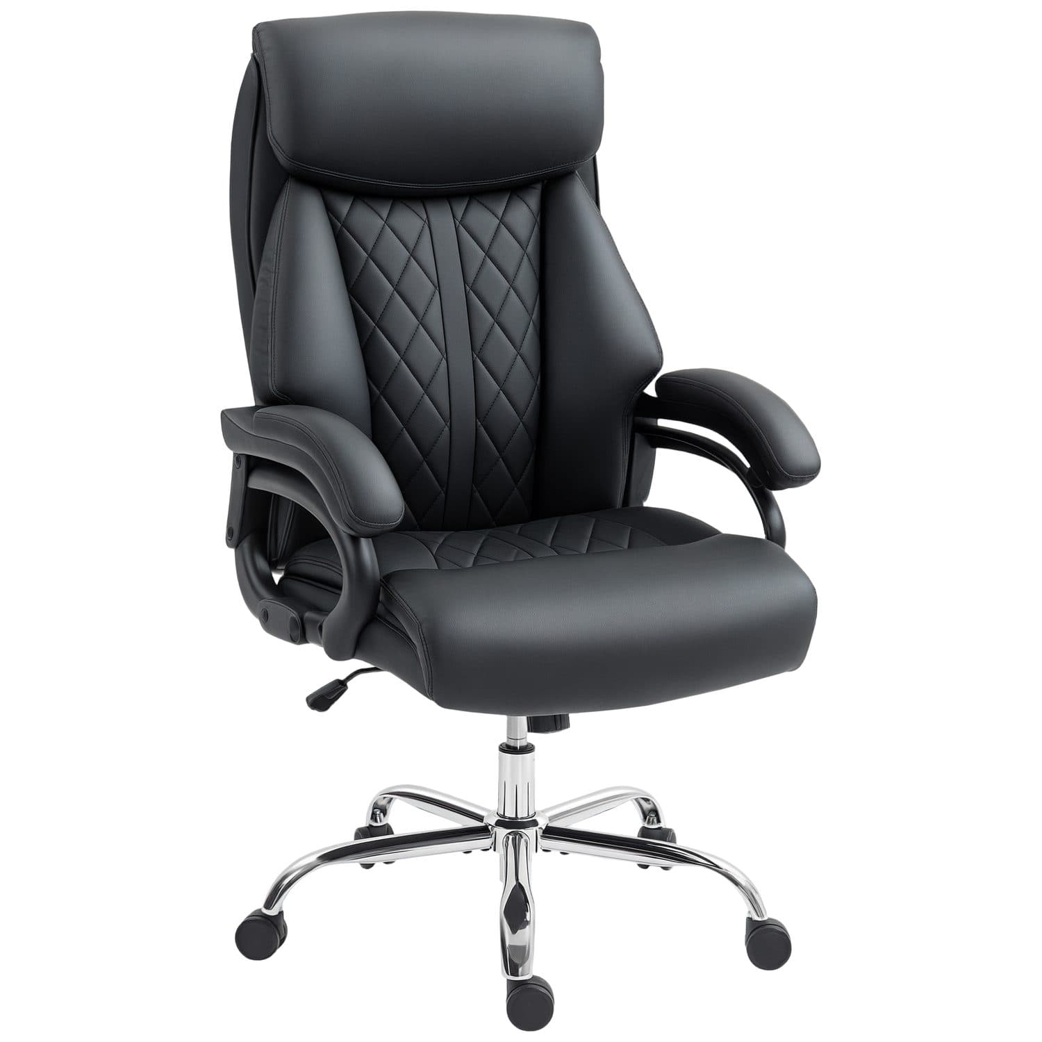 Padded Executive Office Chair - Black