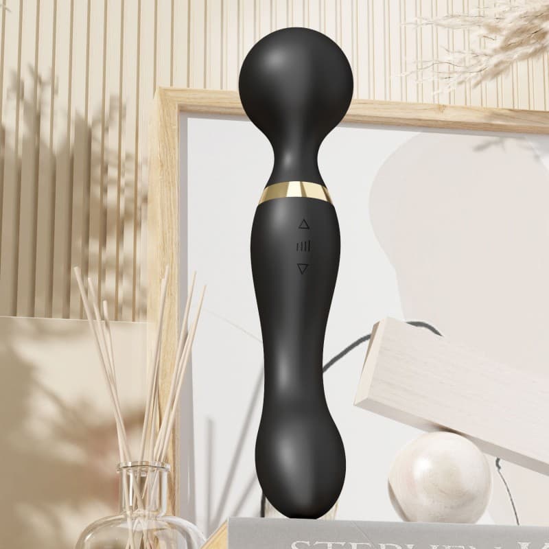 Ease Muscle Tension with This Multi-Speed Massage Wand - Black