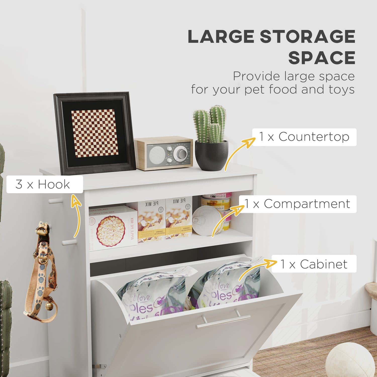 Keep Pet Essentials Tidy with a Raised Feeder Cabinet - image 5