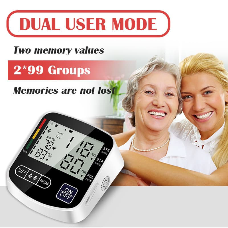 Smart Automatic Upper Arm Blood Pressure Monitor for Home Use - image 2