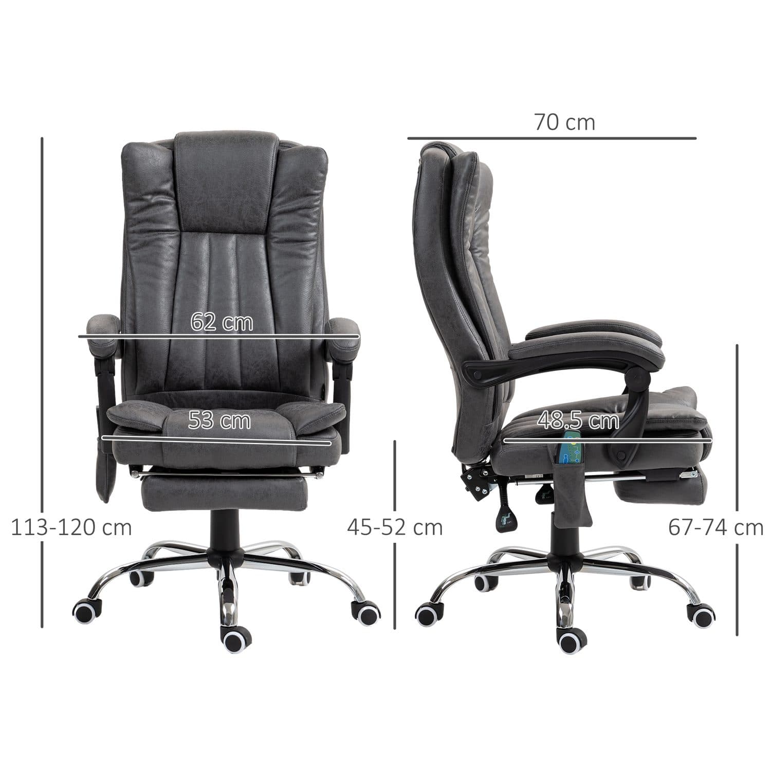 Vinsetto Heated Massage Chair - image 4