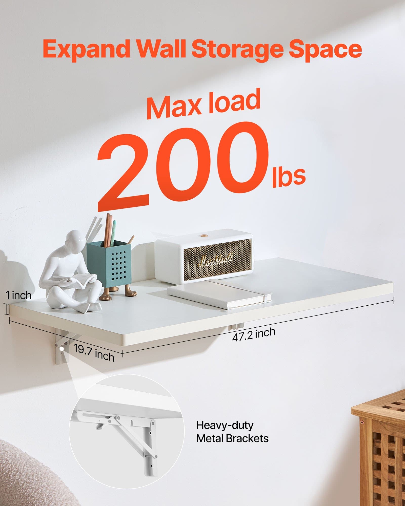 Folding Wall Desk - image 3