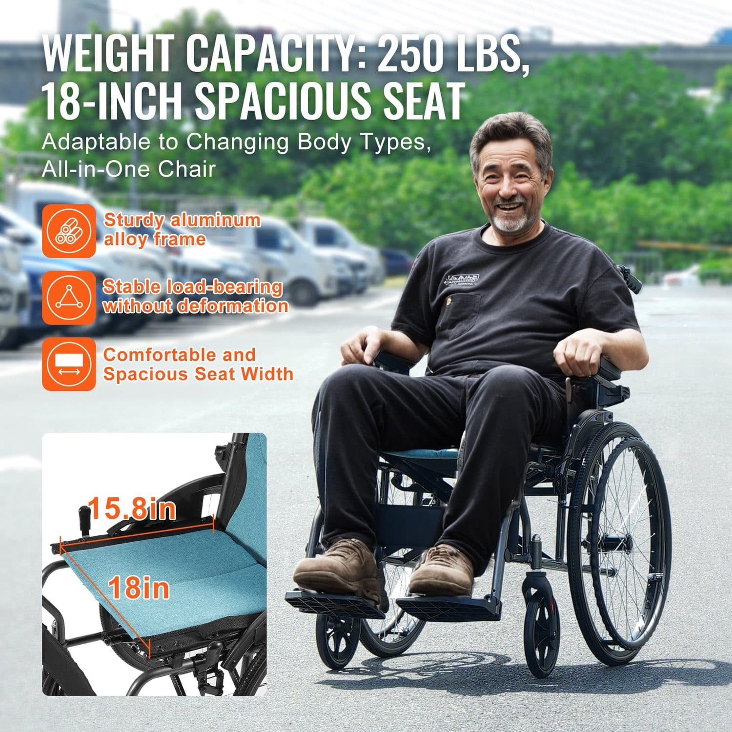 Ultra-Lightweight Folding Wheelchair - image 5