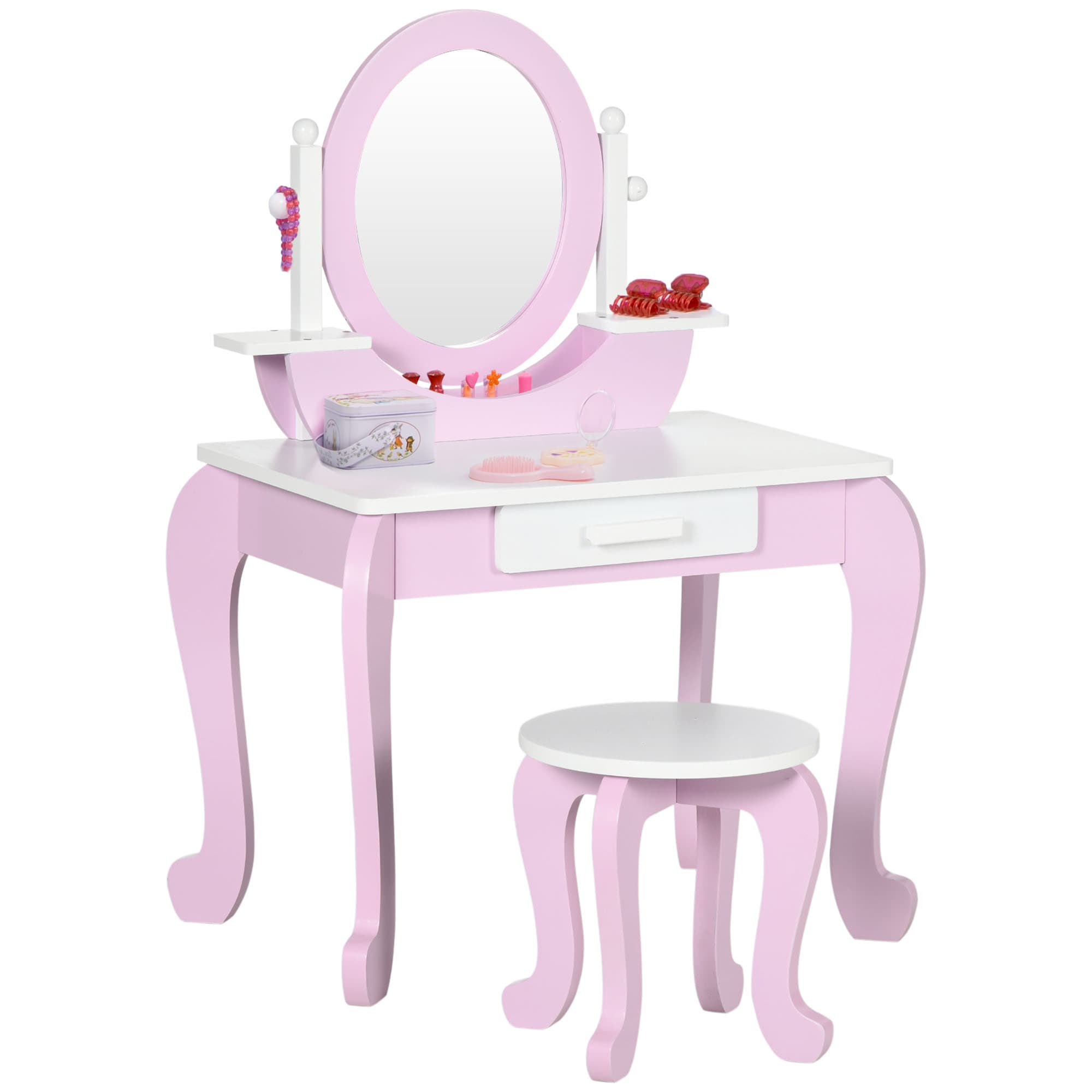 ZONEKIZ Pink Vanity Set - Pink