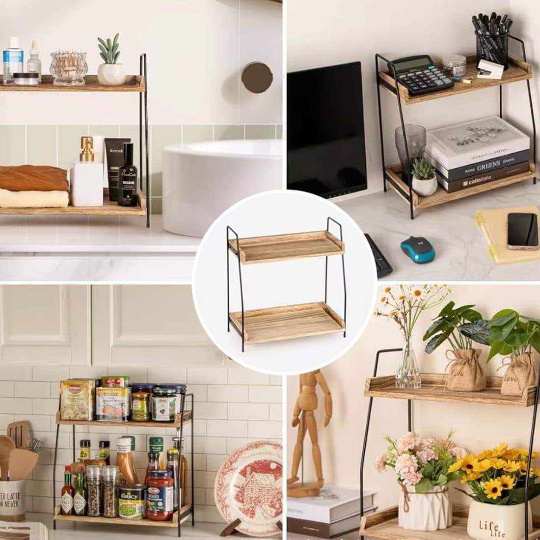 A Compact Two-Tier Shelf for Kitchens, Desks and Bathrooms - image 6