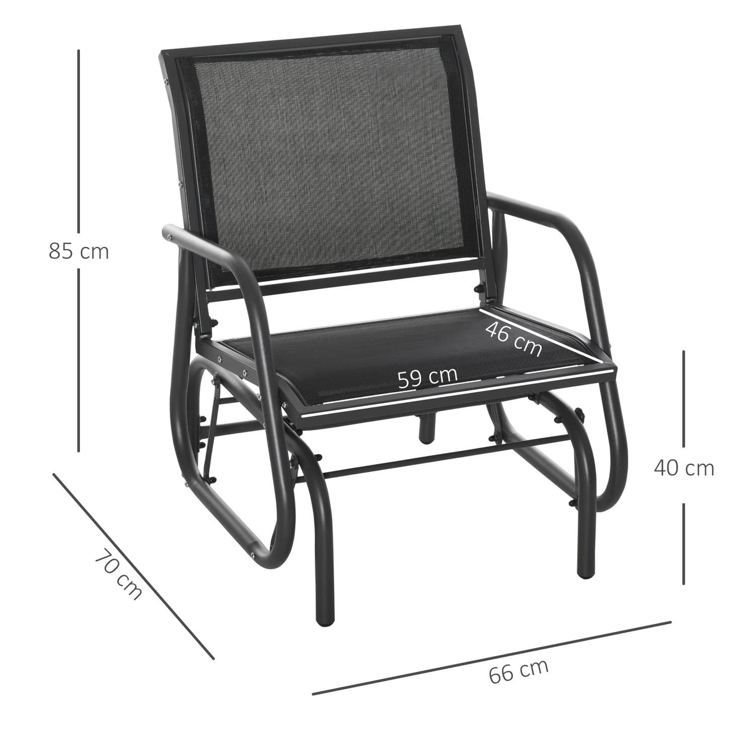 Garden Glider Chair - image 1