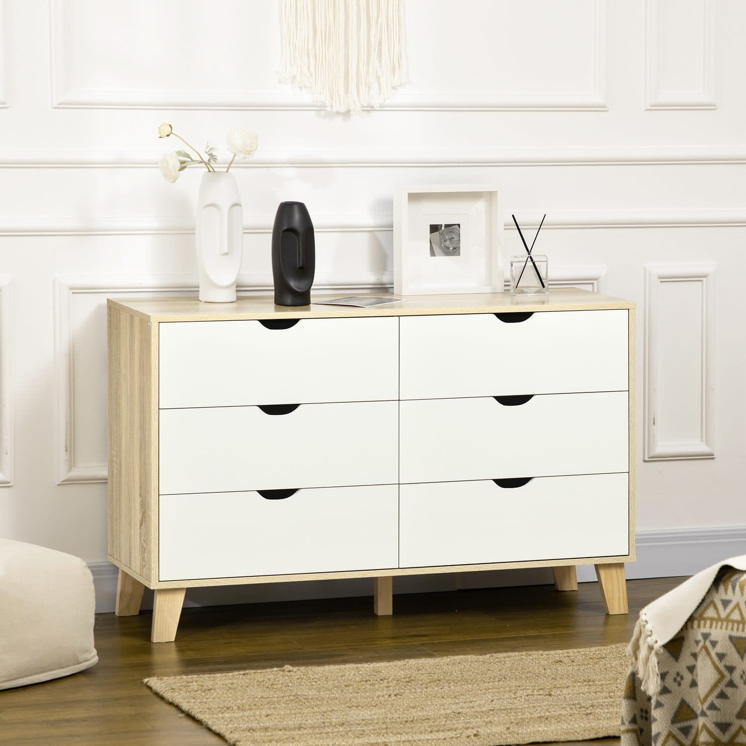 Wide 6-Drawer Chest of Drawers for Effortless Storage - image 4